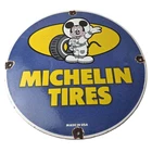 Vintage Michelin Tires Sign - Gas Pump Automobile Mickey Mouse Sign