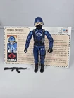 1982-83 GI Joe Cobra Officer Swivel Arm Complete Red  Back File Card Mint