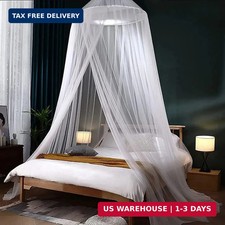 Mosquito Net Bed Canopy for Girls,King Canopy Bed Curtains Full Queen Size from