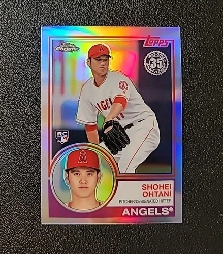 2018 Topps Chrome 1983 Refractor Shohei Ohtani #83T-6 Rookie Card RC Angels