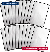 20 Pcs Page Magnifying Sheet, 3X Lightweight Page Reading Magnifier, Flat Optica