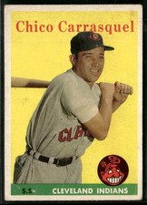 1958 Topps #55 Chico Carrasquel Indians