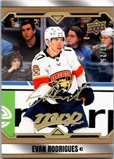 2024-25 Upper Deck MVP Evan Rodrigues Super Script #/25 Florida Panthers