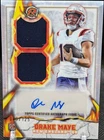2024 Resurgence Ignite Rookie Patch Autographs Drake Maye RC RPA /125 Patriots