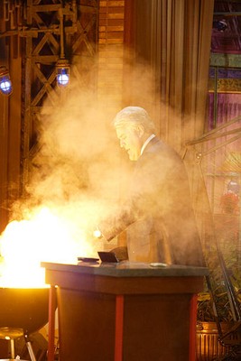 Host Jay Leno during the ''Father's Day Products'' segment on June 1- Old Photo
