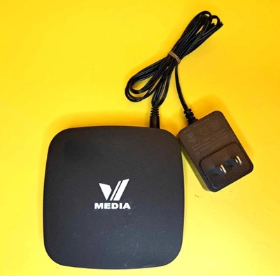   VMEDIA VBOX7 STREAM SET-TOP BOX MEDIA PLAYER ANDROID HDMI WIFI +POWER ADAPTER