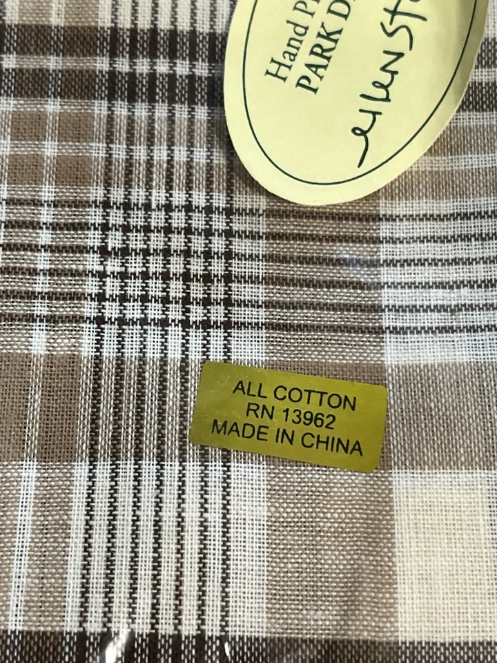 Pañuelos Alexander Julian Colores 6 Algodón 3 Marrón 3 Azul Nuevo Paquete Abierto Foto 4 de 4