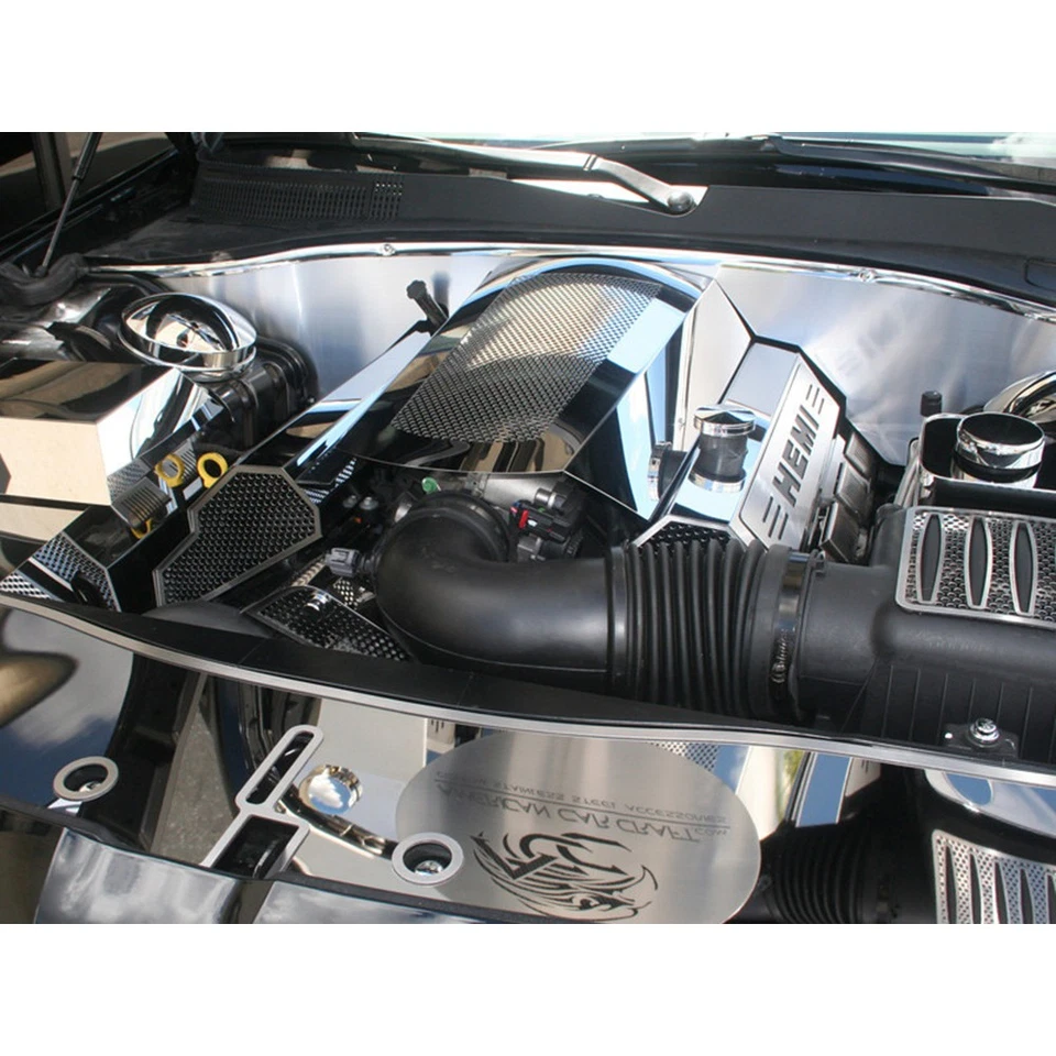 Cubierta Plenum para cargador 09-17/300 con cubiertas de riel de combustible ACC [ino inoxidable/perforado] Foto 3 de 4