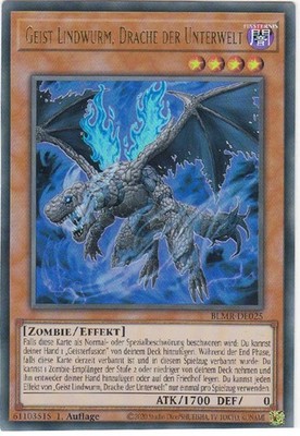 Yugioh BLMR-DE025 - Gist Lindwurm, Drache der Unterwelt - 1. Auflage