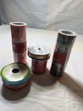 Lot Of 6 Rolls Of Crafting Ribbon 8