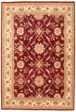 Traditional Vintage Hand-Knotted Carpet 5'9" x 8'5" Wool Area Rug