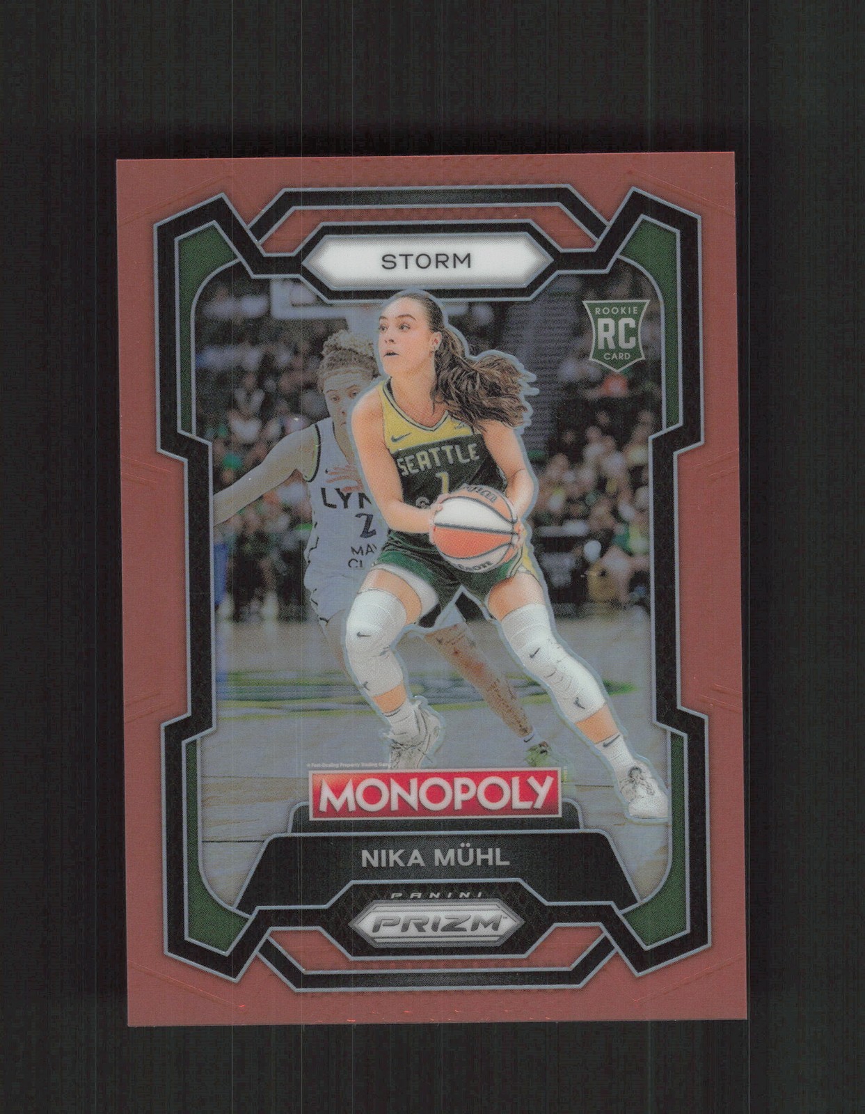 2024 Panini Prizm Monopoly WNBA #4 Nika Muhl Orange #/124