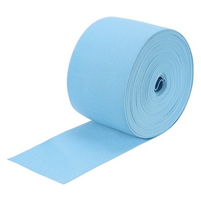 Elastic Bands for Sewing 3'' 10 Yard Sky Blue Knit Elastic Spool