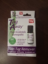 Tag Away 10ml 0.34 fl. oz.  Skin Tag Remover - Exp 07/27 - As Seen On TV 