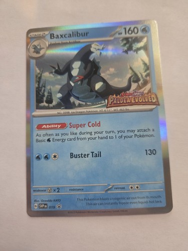 Baxcalibur - (Prerelease) 019 Pokemon SV: Scarlet & Violet Promo Cards Promo NM