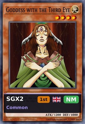 Goddess with the Third Eye SGX2-A05 1st Edition NM EN Yu-Gi-Oh