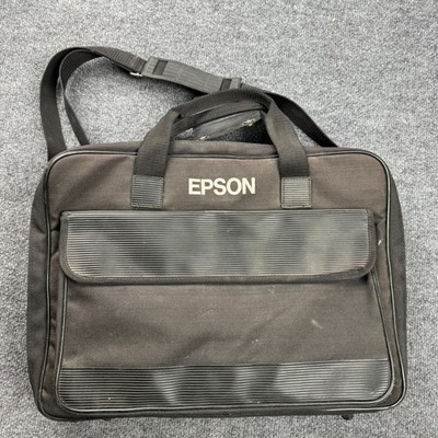 Damaged Epson Laptop Bag - Heavy Wear, Stains, and Zipper Issues