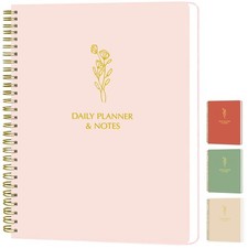 Simple Daily Planner Undated  To Do List Notebook: With Hourly Schedule - 6....