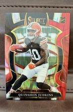 2025 Panini Select - Concourse Quinshon Judkins #55 Black & Red Shock Prizm (RC)