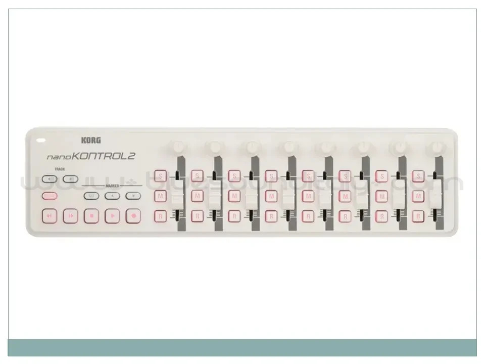 KORG nano KONTROL 2 White CONTROLLER MIDI COMPATTO per LIVE STUDIO DJ Ableton