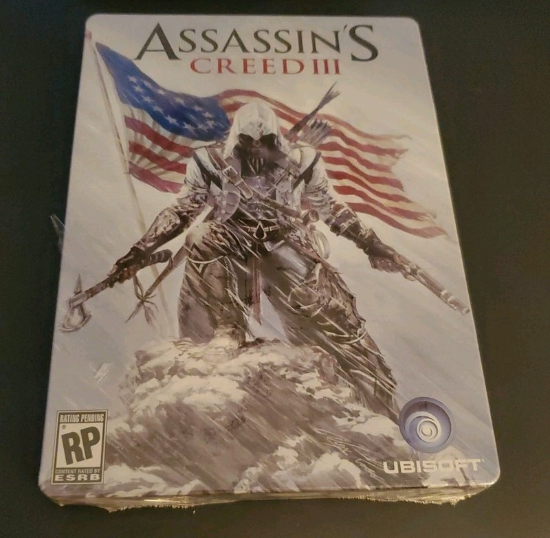 Assassin's Creed III -- Steelbook Case (NO GAME) ~ 2012, New and Sealed