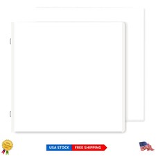 12x12 Classic White Scrapbook Pages  Protectors - 16 Refill Set Made in USA
