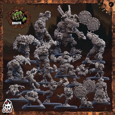 Brute Orc Mad Max Style Team Orc Fantasy Football