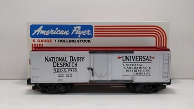 American Flyer 6-48805 S National Dairy Dispatch Insulated Boxcar #8805 LN/Box