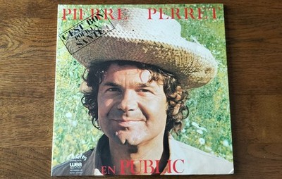 Doppel LP Vinyl 33 t Pierre Perret in der Öffentlichkeit ''C'est Bon Pour La Santé'' / 1974