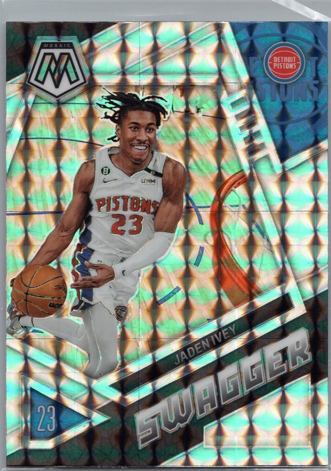 2022-23 Panini Mosaic #5 Jaden Ivey Swagger mosaic