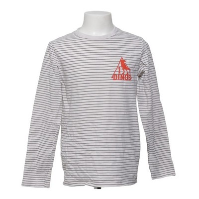 Little Kids, Langarmshirt, Größe: 134, Weiß/Grün, Baumwolle, Streifen #GFF