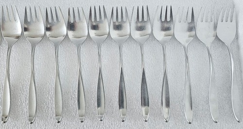 Towle Lauffer Posate Germania Acciaio Inox 18/8: Coltelli, Forchette, Cucchiai - Lotto di 33 - Foto 6 di 18