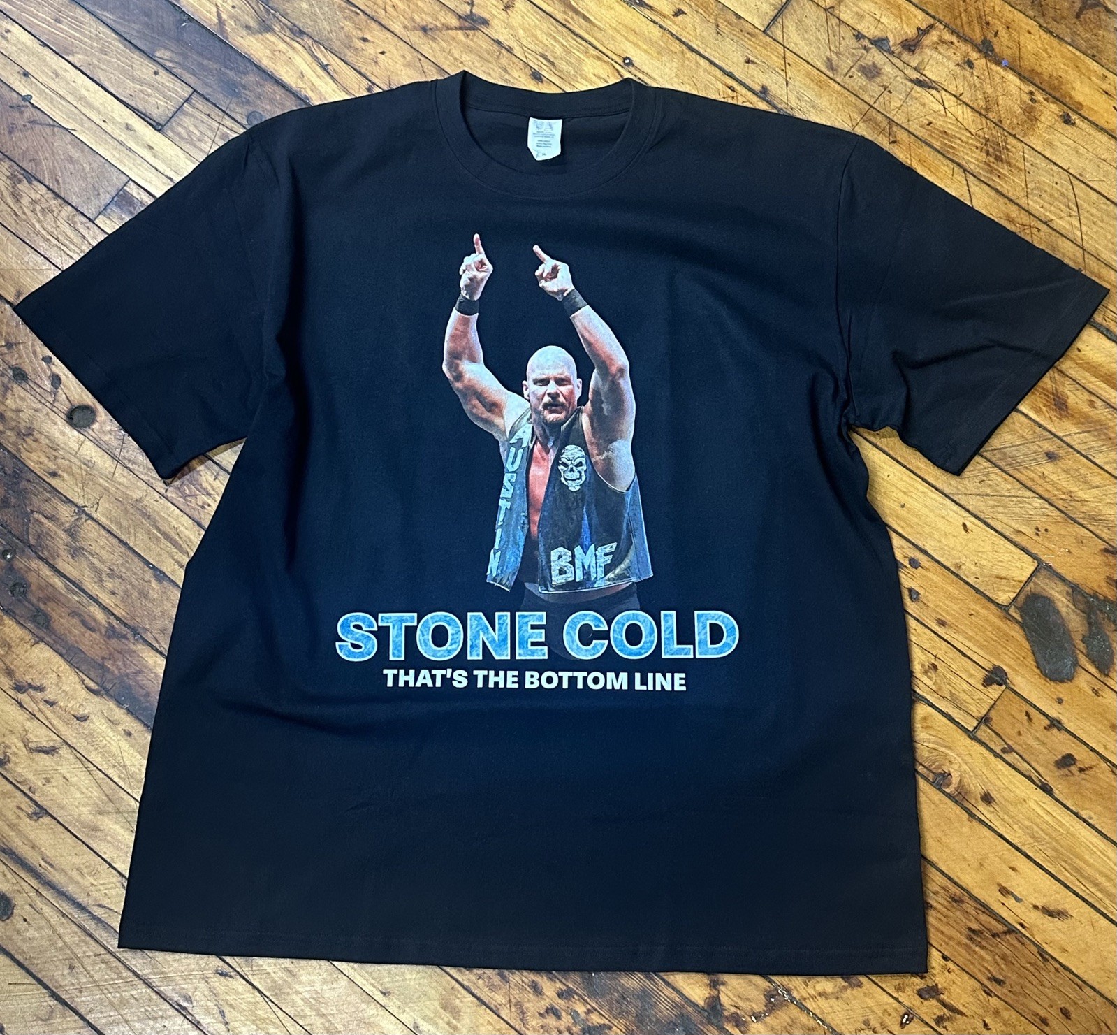 Vintage 90s WWF Stone Cold Steve Austin Wrestling Tee Shirt Mens XL Attitude Era