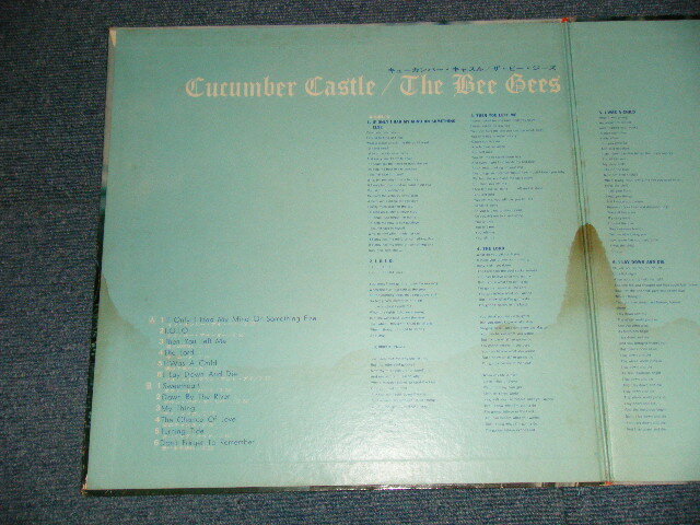 BEE GEES Japan 1970 MP-2088 LP CUCUMBER CASTLE | eBay