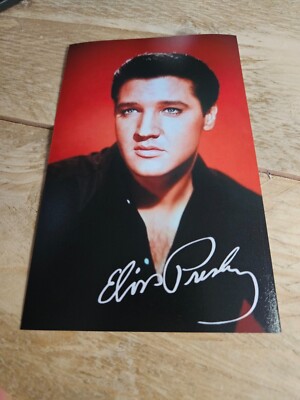 ELVIS PRESLEY - Repro-Autogramm - ca. 10x16 - (670)