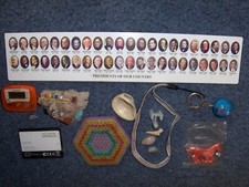 JUNK DRAWER LOT WITH CHRYSTAL, ODDS AND ENDS ETC.