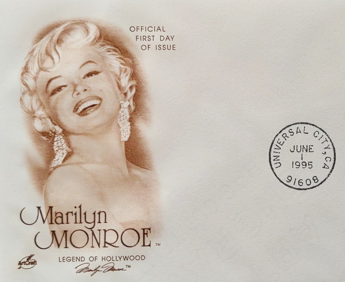 1995 Marilyn Monroe First Day Of Issue 32 Cent Stamp