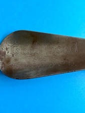 Collectible Vintage metal Gold Bond Shoes Sears Roebuck and Company Shoe Horn