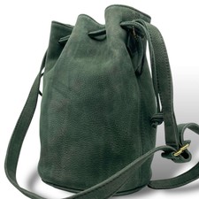 Vintage Coach 4943 Purse Sonoma Nubuck Large Bucket Bag Hobo khaki  