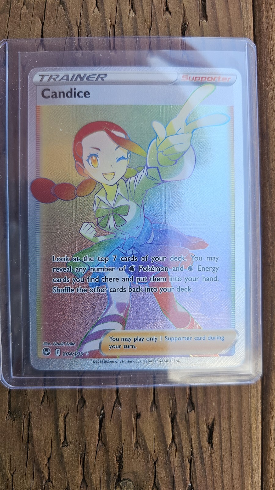 Pokémon TCG Candice Sword & Shield - Silver Tempest 204/195 Holo Secret Rare