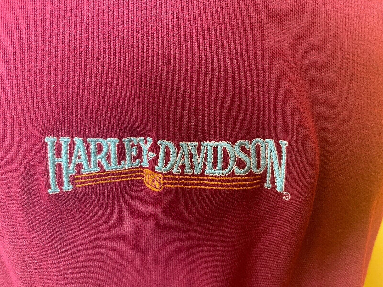 Harley Davidson Womens Top Tshirt sz M Embroidere… - image 10