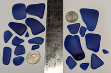 Tumbled Waves - Royal Blue Tumbled Glass