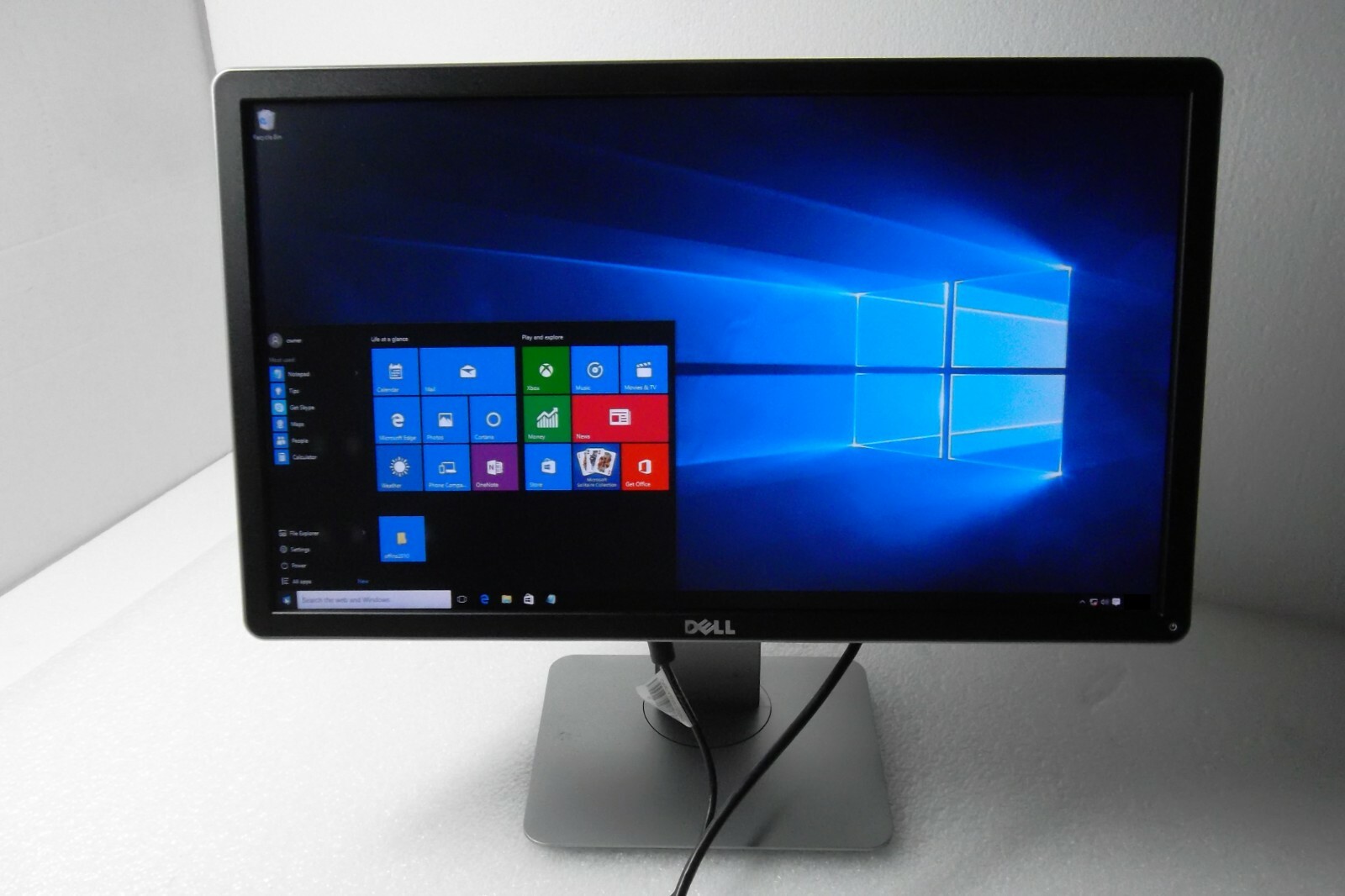 LOT-2 Dell P2214H 22" Wide Monitor FHD 1080p VGA DVI 4-Port USB P2214Hb KW14V 