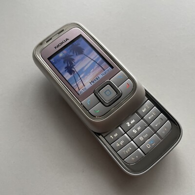 NOKIA 6111 Compact, Stylish Slider Mobile Phone - Pink. Chick