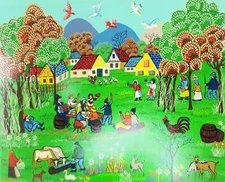 Claudine, Joie de Vivre, Screenprint, signed and numbered in pencil