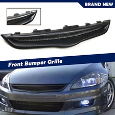 Front Bumper Hood Grille Grill Kit For Honda Accord 7th 2006-2007 2 Door Coupe
