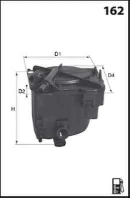 FILTRO COMBUSTIBLE PEUGEOT PARTNER/Plataforma/Chasis/Sedán Grande 1.6L - Imagen 2 de 8