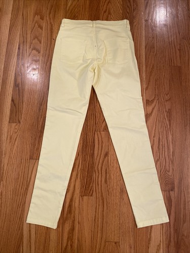 NWT Golfino The Cotton Stretch Piece Dyed Slim Fit trousers  Bright Yellow 4 - Picture 6 of 6
