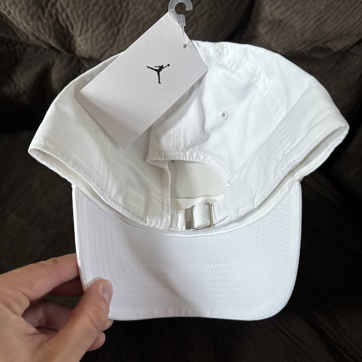 Air Jordan Jumpman Heritage86 Washed Cap White White OSFM Air Jordan Jumpman Heritage86 Washed Cap White White OSFM