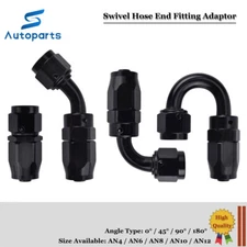 AN4/AN6/AN8/AN10/AN12 Swivel Hose End Fitting Adapter For Oil/Fuel/Gas Hose Line